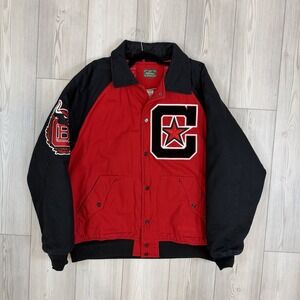 Chicago Bulls Vintage Stall & Dean Varsity Heavy Duty Jacket Size Men's 3XL